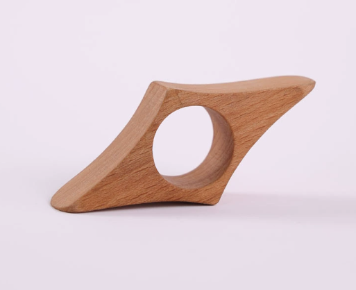 Accessoire de lecture ergonomique en bois