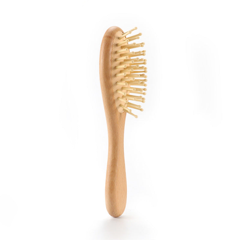 Brosse naturelle bois bébé massage