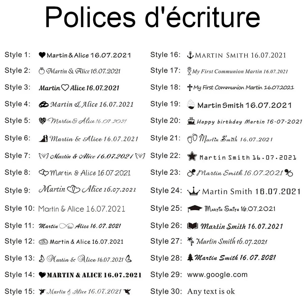 crayon publicitaire en bois gravure laser