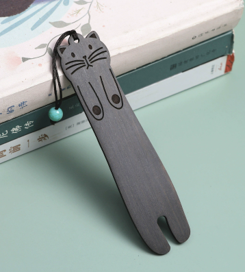 Marque-page chat personnalisé gravé