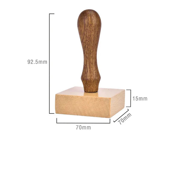 Tampons encreurs en bois personnalisables