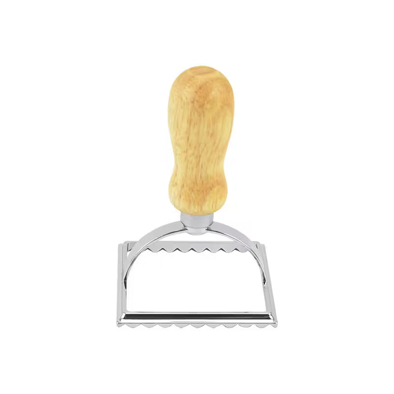 Roulette de Coupe Pâtisserie en Métal et Bois