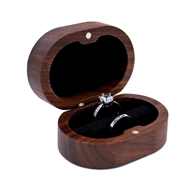 Écrin naturel en bois pour bijou