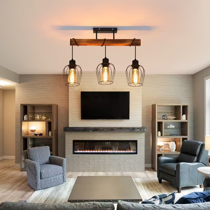 luminaire suspendu design industriel ajustable