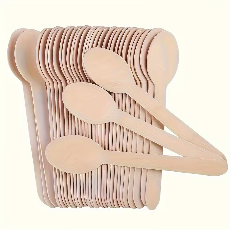 Cuillères Jetables en Bois de Bouleau