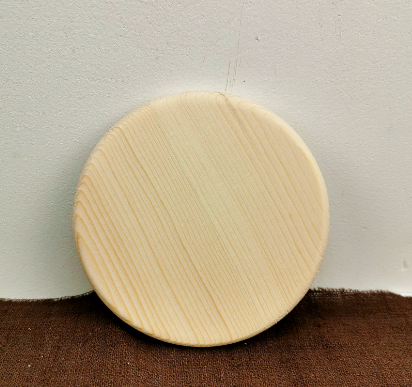 Plateau Tournant Rond en Bois