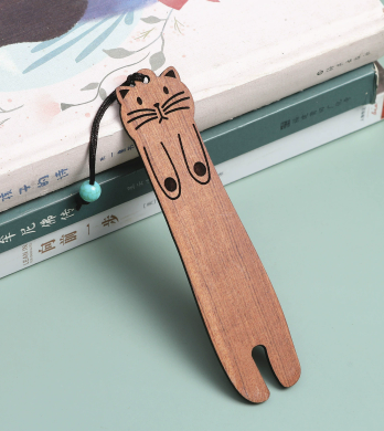 Accessoire de lecture unique en bois naturel