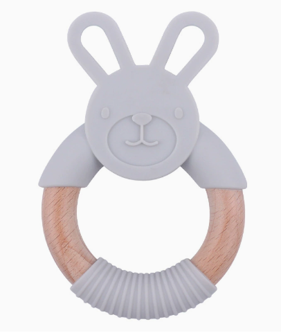 Anneau de dentition bleu clair personnalisé