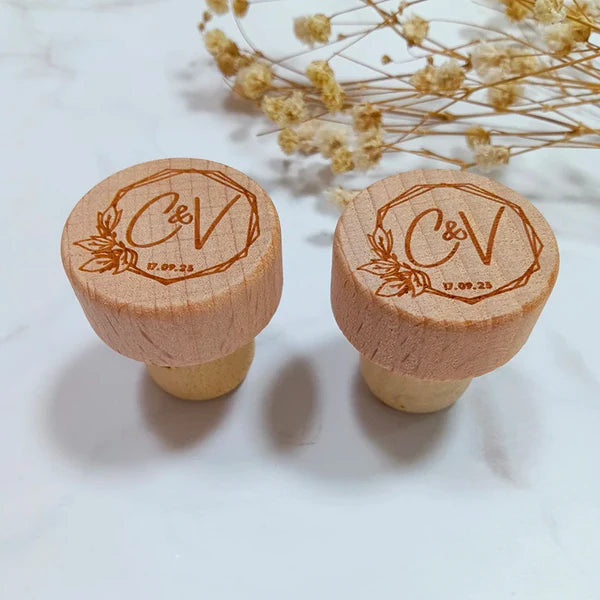 détail finition bouchon liège beige naturel