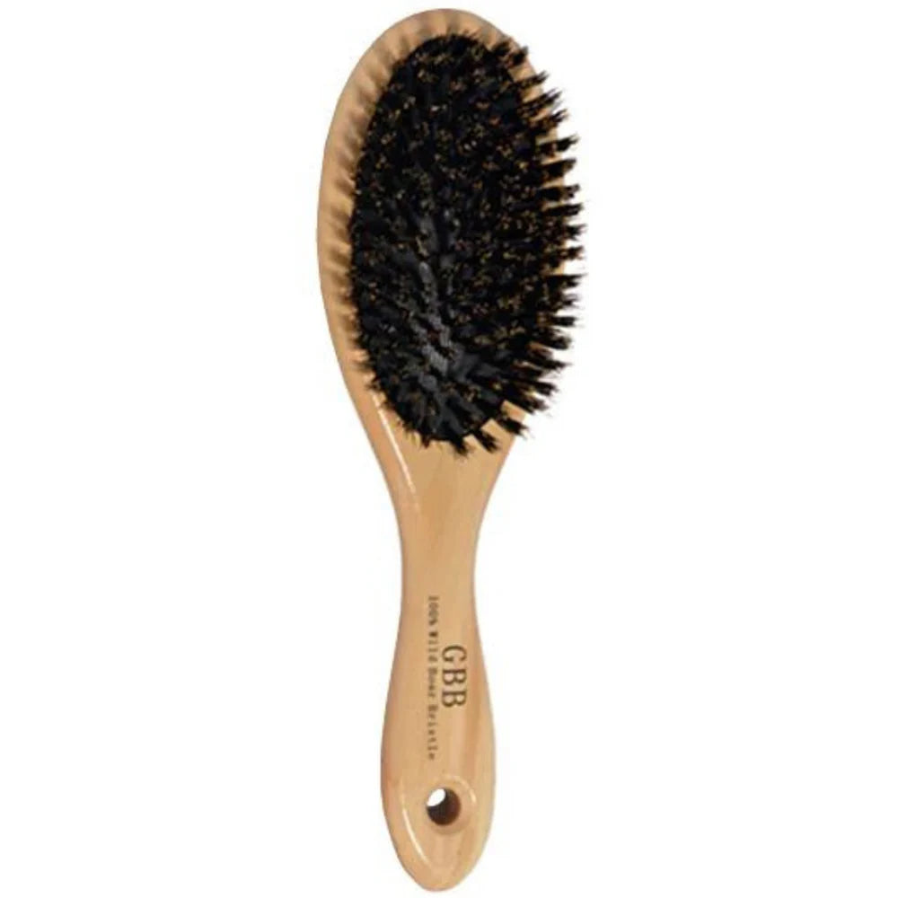Brosse 100% poils de sanglier naturelle