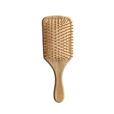 Brosse en bambou naturel pour lisser les cheveux