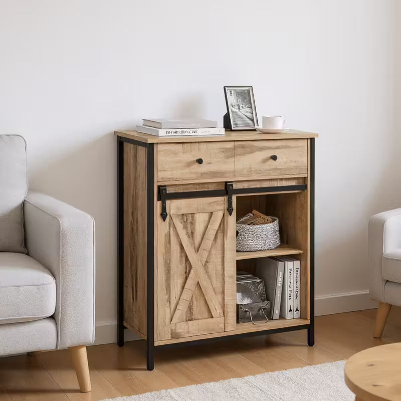 Buffet de salon en bois clair