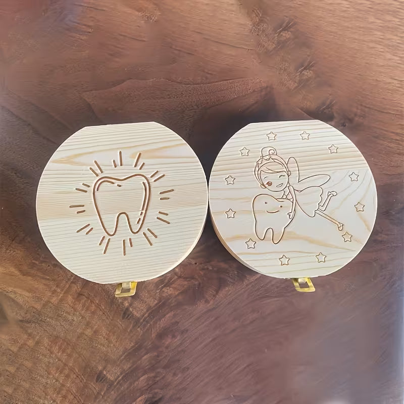 Cadeau dentaire pour enfant en bois naturel