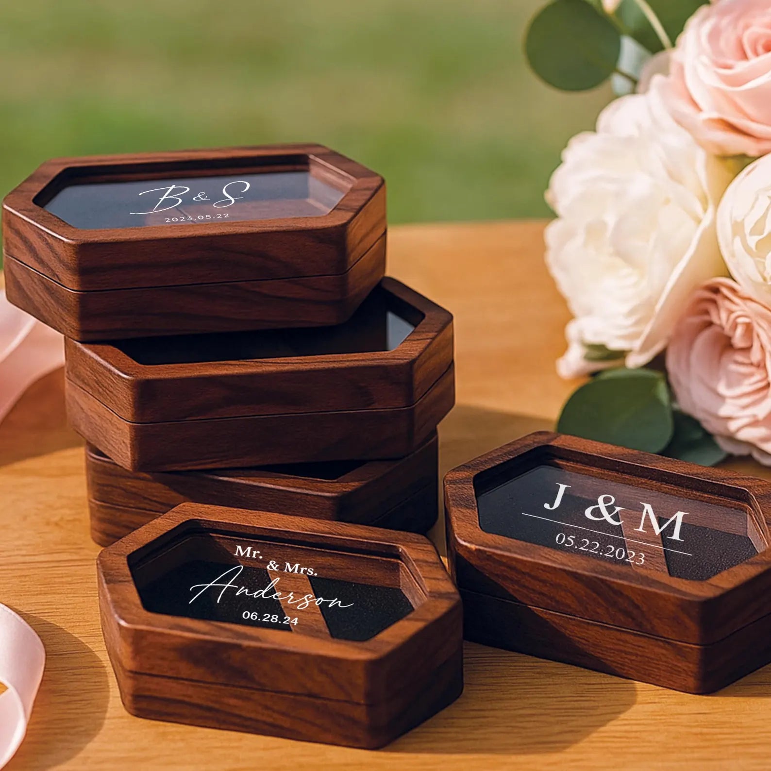 Coffret à bijoux en bois