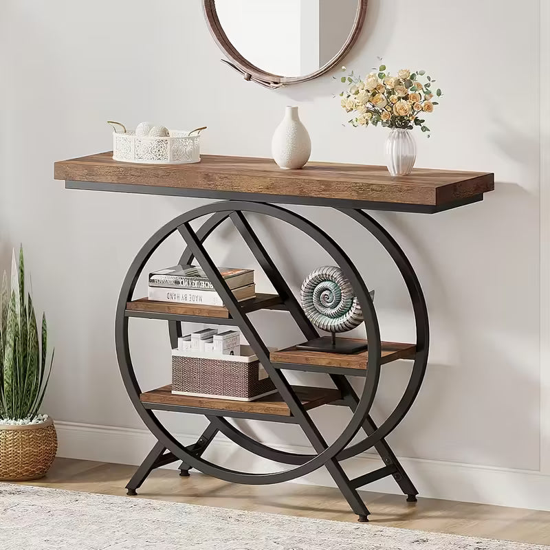 Console moderne avec plateau