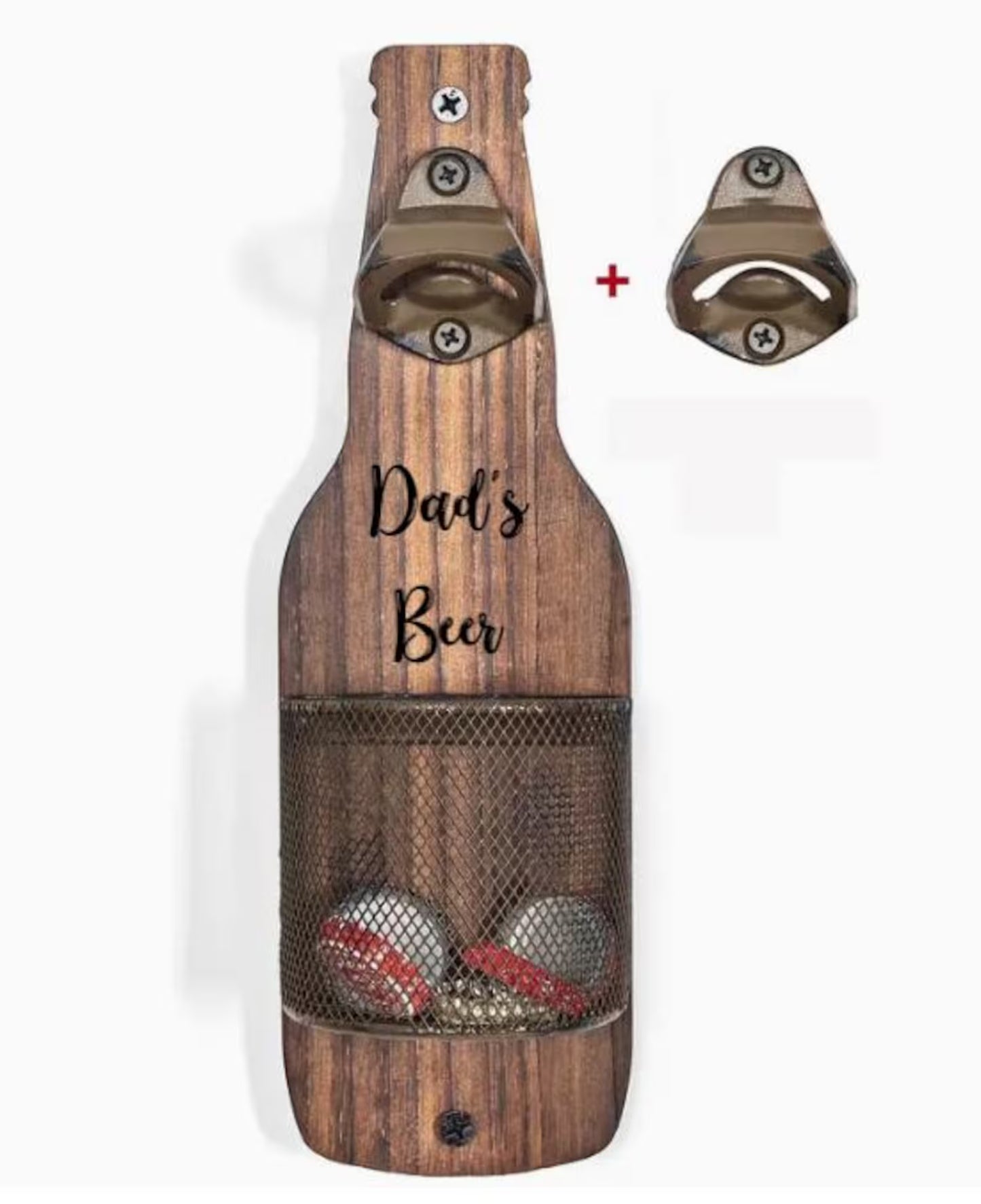 Décapsuleur mural industriel personnalisé en acier inoxydable