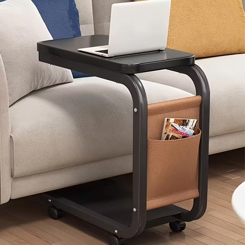 Desserte en bois massif écologique avec roulettes pivotantes