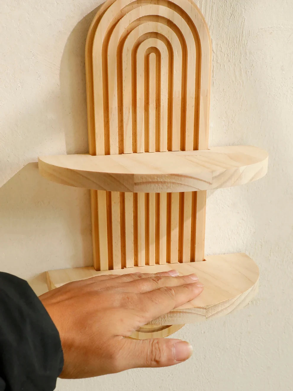 décoration murale bois nordique salon