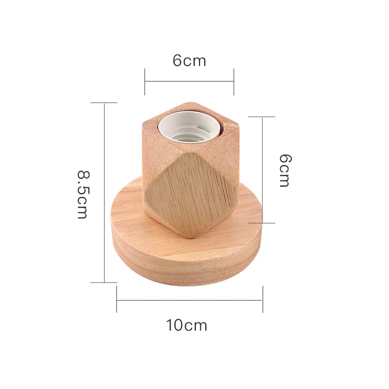 Lampes de chevet / bureau en bois - 10 modèles