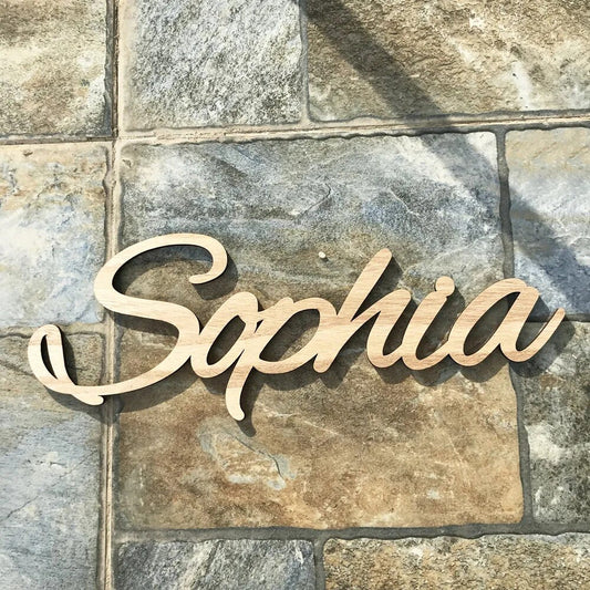 Logo en bois personnalisable