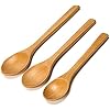 Lot de 3 cuillères à soupe en bois style chinois