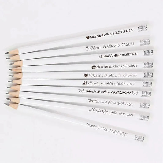Lots de 20/50/100 crayons en bois personnalisables