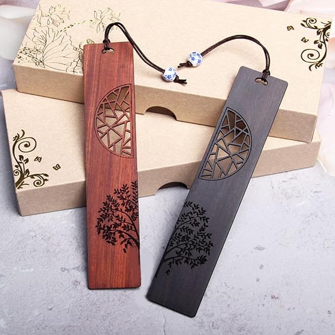 Marque-page en bois cadeau pour enseignants