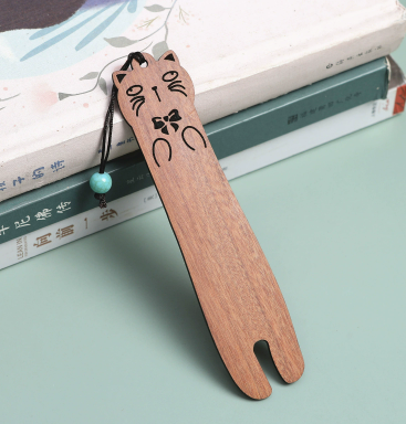 Marque-page en bois durable et raffiné