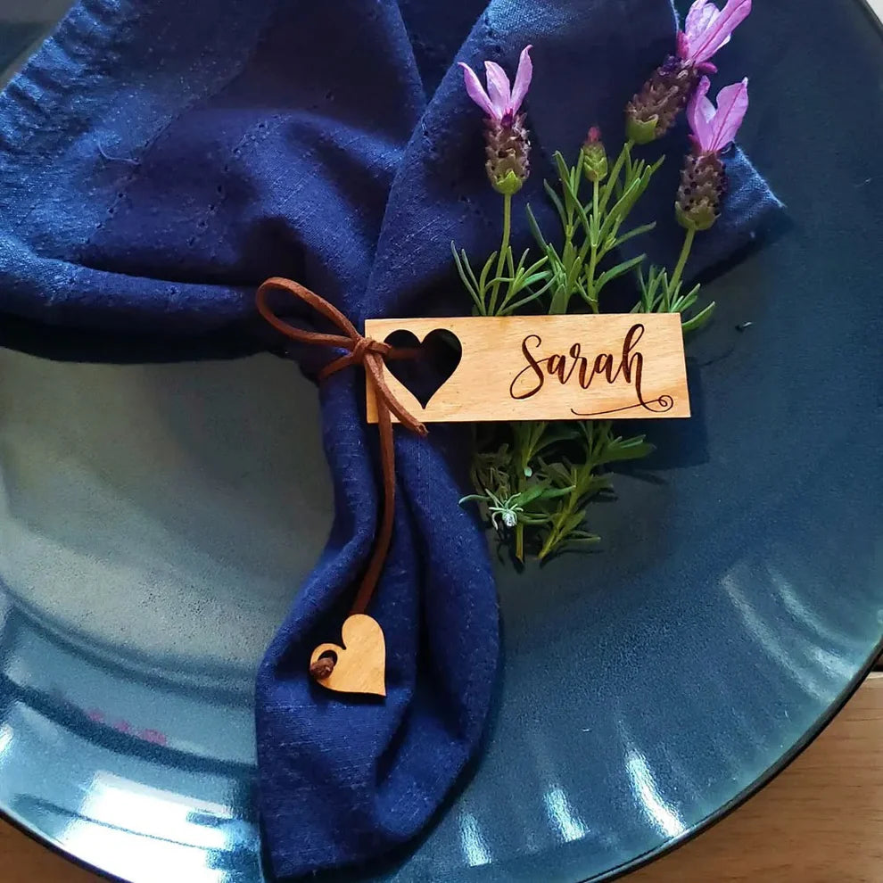 marque-place personnalisé pour baptême ou mariage