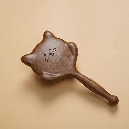 Peigne cartoon chat écologique et pratique