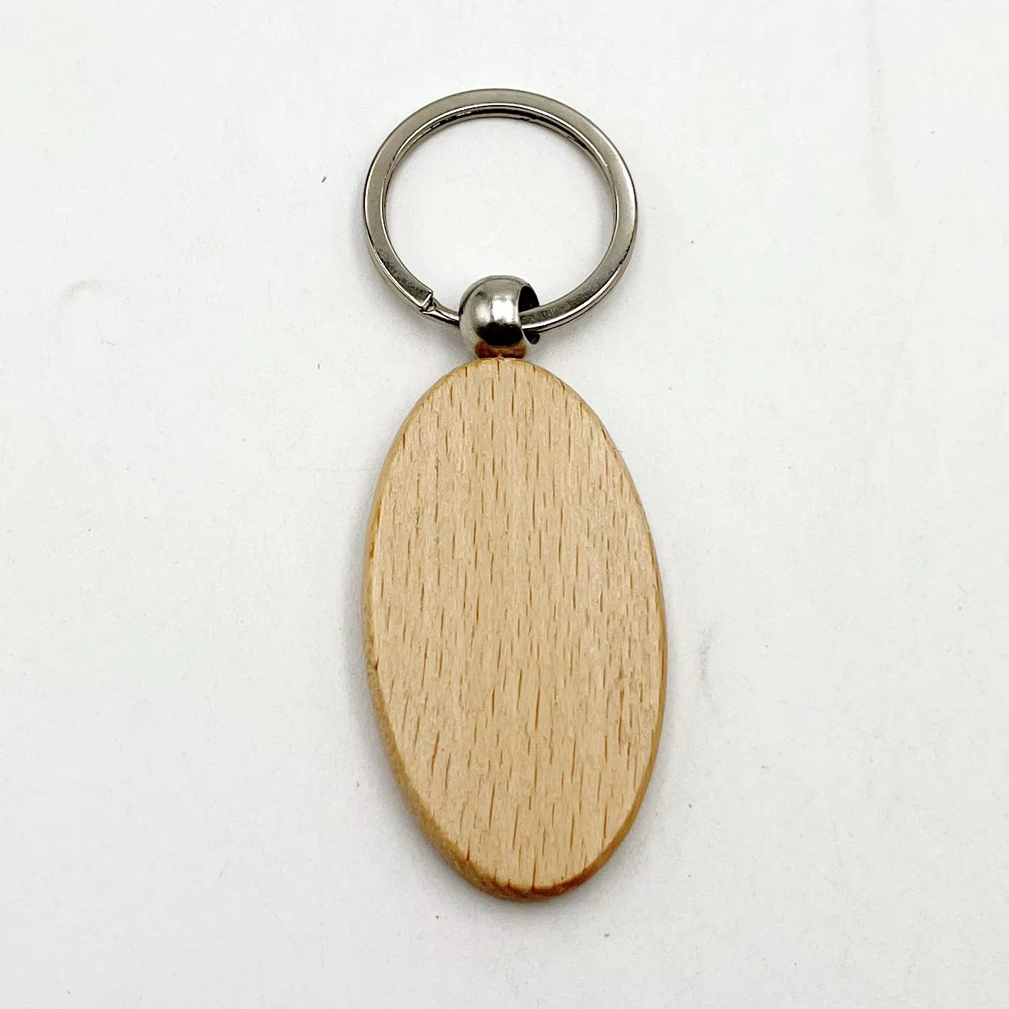 Porte-clés décoratif ovale pour sacs et clés