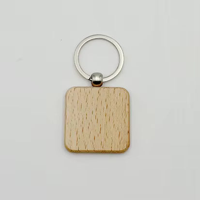 Porte-clés minimaliste carré arrondi pour accessoires