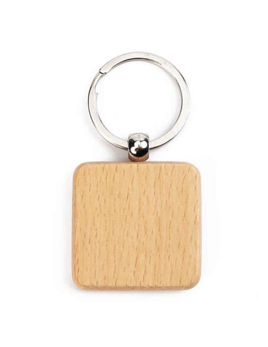 porte-clés en bois durable