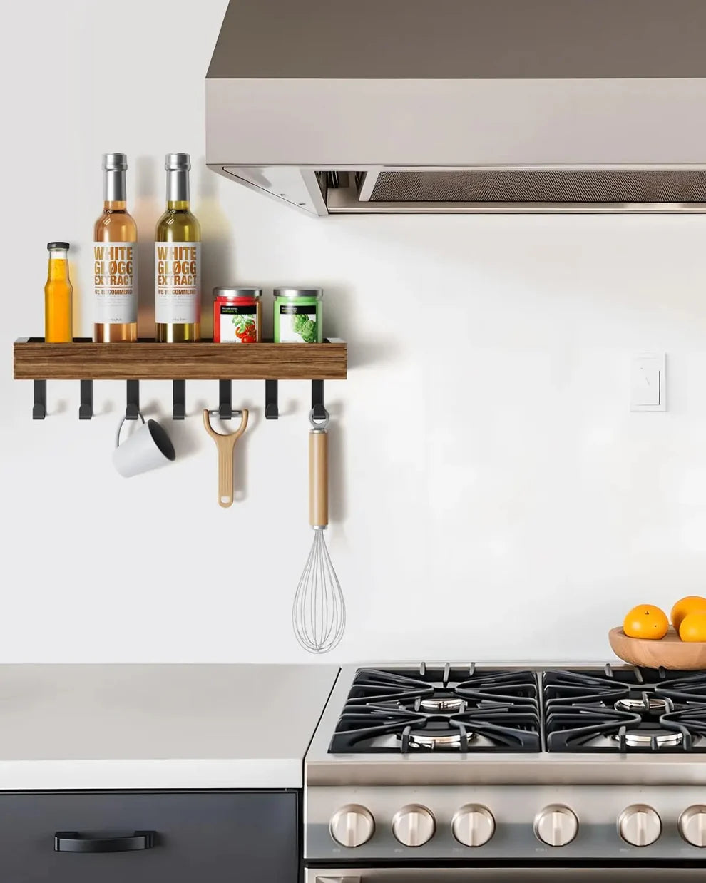 porte-manteaux et clés en bois écologique