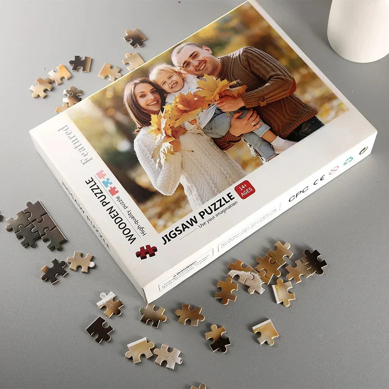 puzzle 300 pièces personnalisé en carton rigide