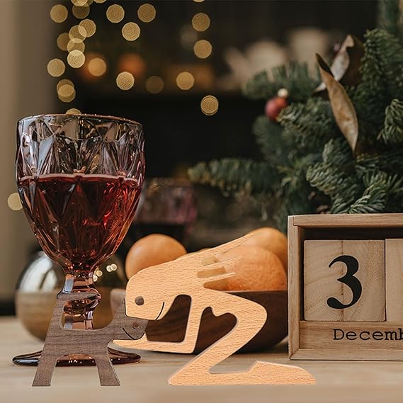 Sculpture en bois famille