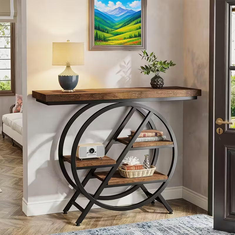 Table de canapé design industriel