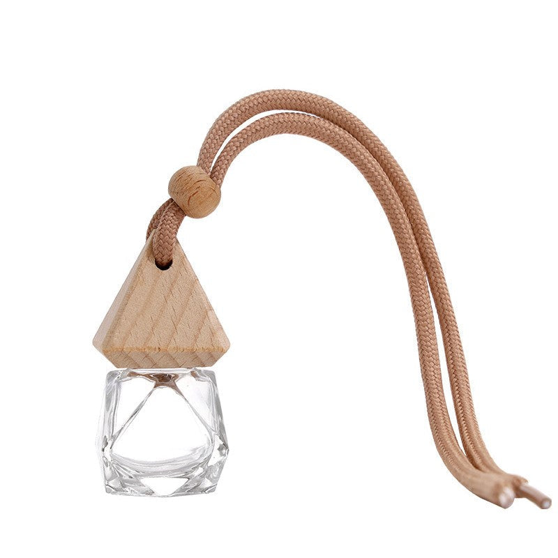 bouteille diffuseur parfum voiture bois cordelette