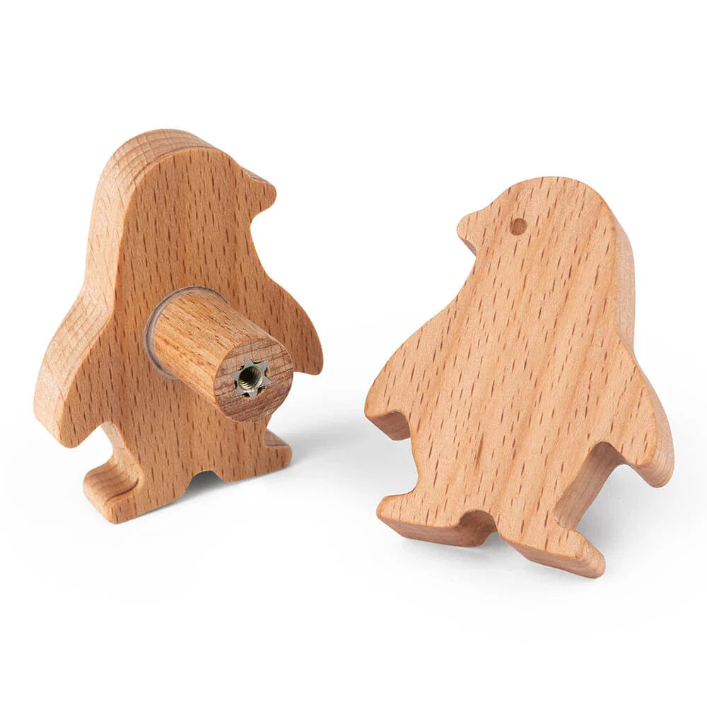 bouton de meuble pingouin pour chambre enfant