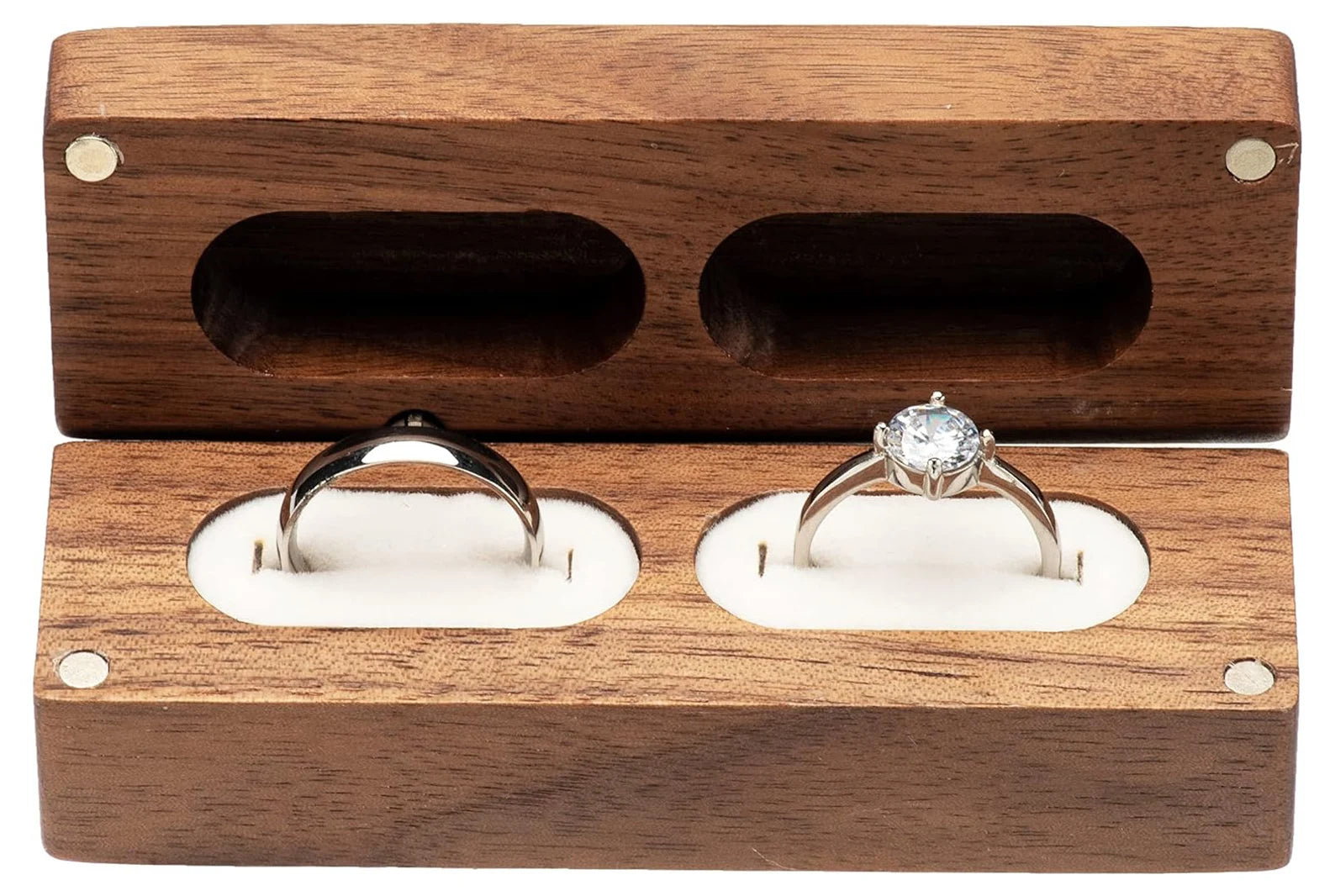 écrin personnalisé handmade pour fiançailles et mariage