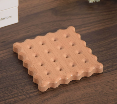 dessous de verre carré festonné