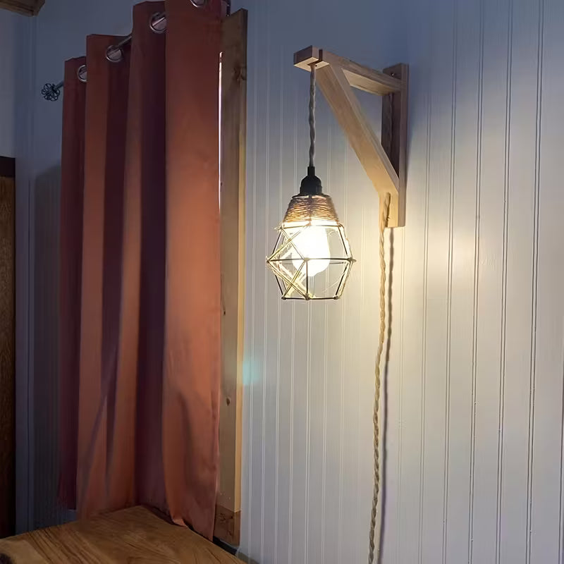 murale vintage avec cordon à brancher