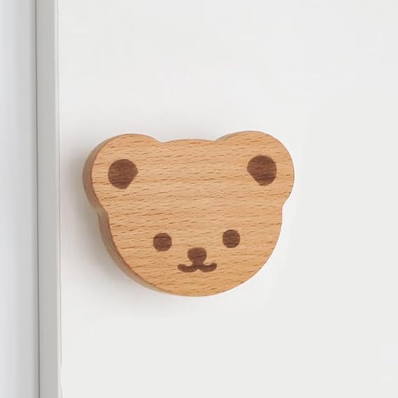 poignée meuble dauphin en bois naturel