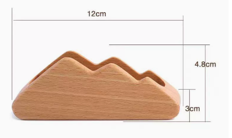 présentoir cartes de visite bois massif