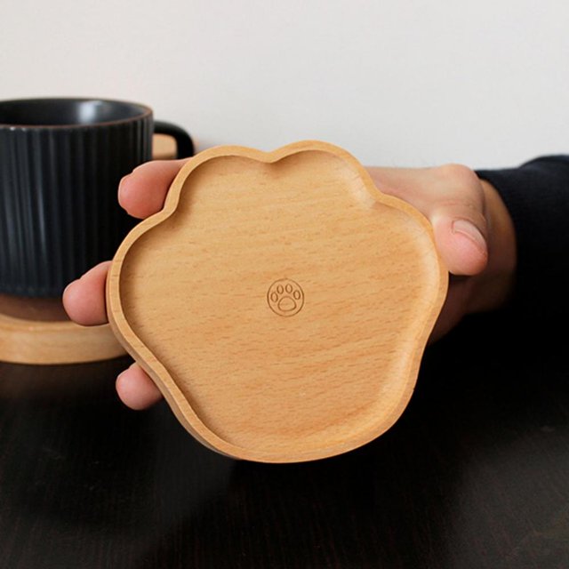 sous-verre bois patte d’ours