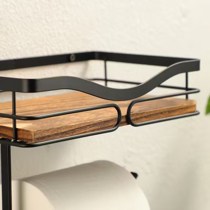 support papier toilette auto-adhésif ou à visser