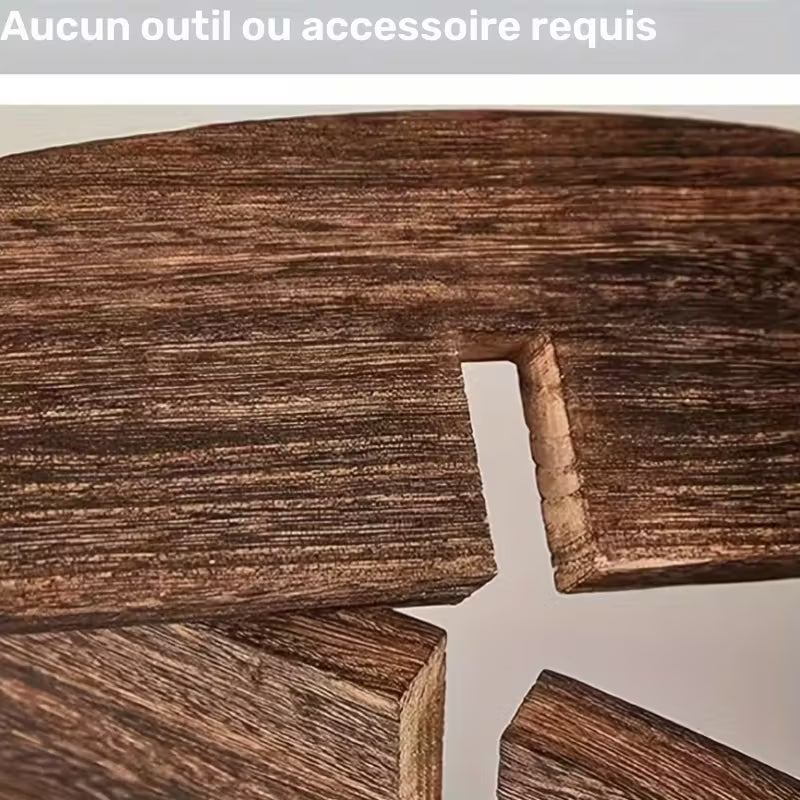 étagère flottante en bois rustique écologique